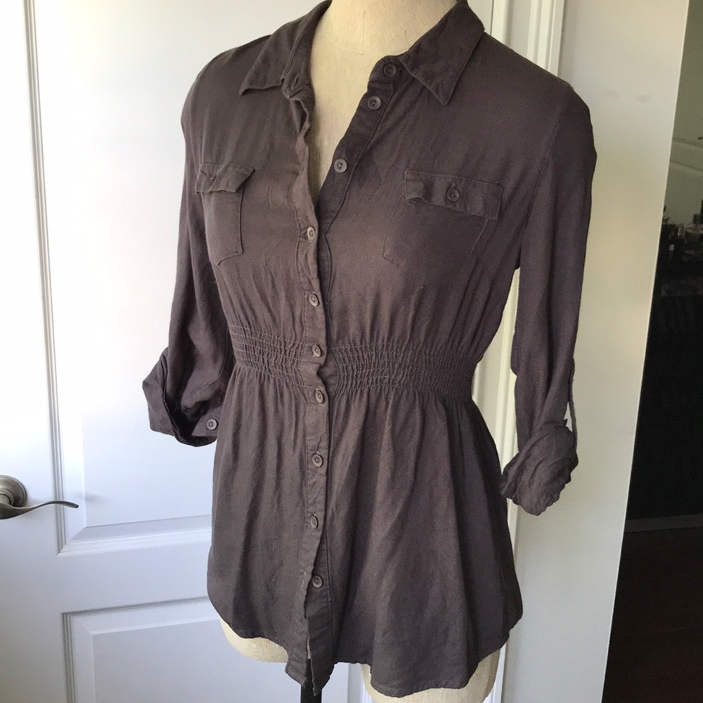 Stylish button down top